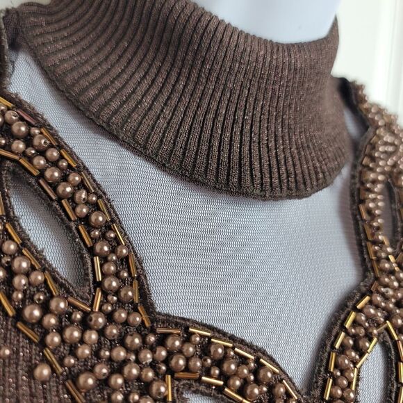 CABLE & GAUGE Silk Blend Top - Picture 4 of 7